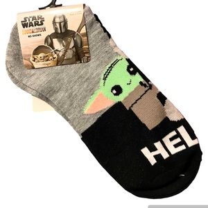 ‼️4 FOR $15‼️CUTE “NO-SHOW” ANKLE SOCKS *5.95 SHIPPING *STAR WARS MANDALORIAN